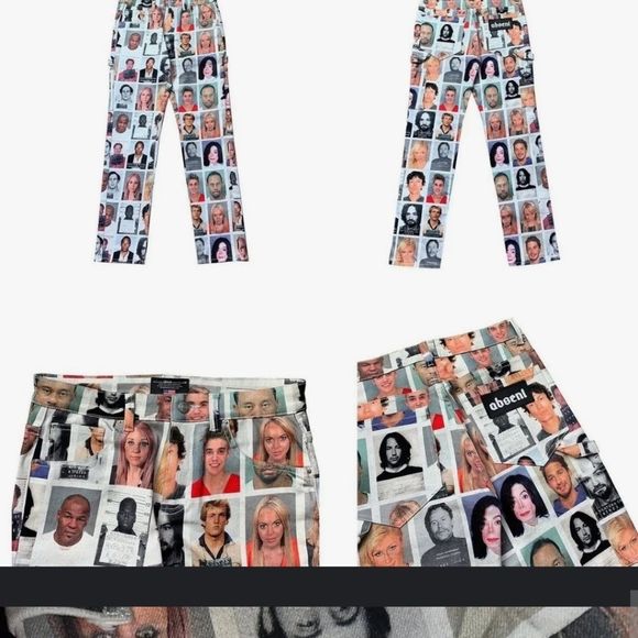RARE Absent America's Sweethearts Mugshot Pants Jeans Size 30 Streetwear - Picture 10 of 11
